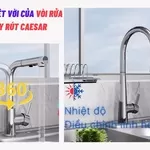 Lợi ích tuyệt vời của vòi rửa bát dây rút Caesar 