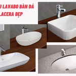 Mẫu chậu lavabo bàn đá Viglacera đẹp bạn nên tham khảo 
