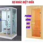 Sự khác biệt giữa phòng xông hơi khô và phòng xông hơi ướt