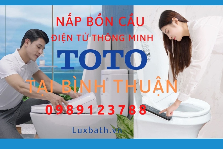 Nắp bồn cầu điện tử thông minh Toto tại Bình Thuận