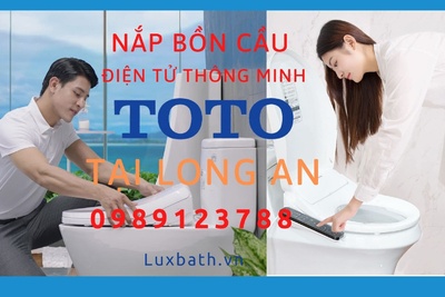 Nắp bồn cầu điện tử thông minh Toto tại Long An