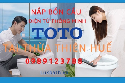Nắp bồn cầu điện tử thông minh Toto tại Thừa Thiên Huế