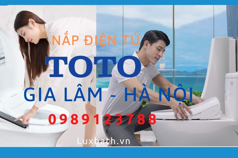 Nắp bồn cầu điện tử thông minh Toto tại Gia Lâm, Hà Nội