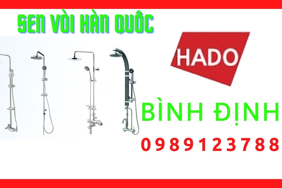 Đại Lý Phân Phối Sen Vòi Hàn Quốc Hado Tại Bình Định