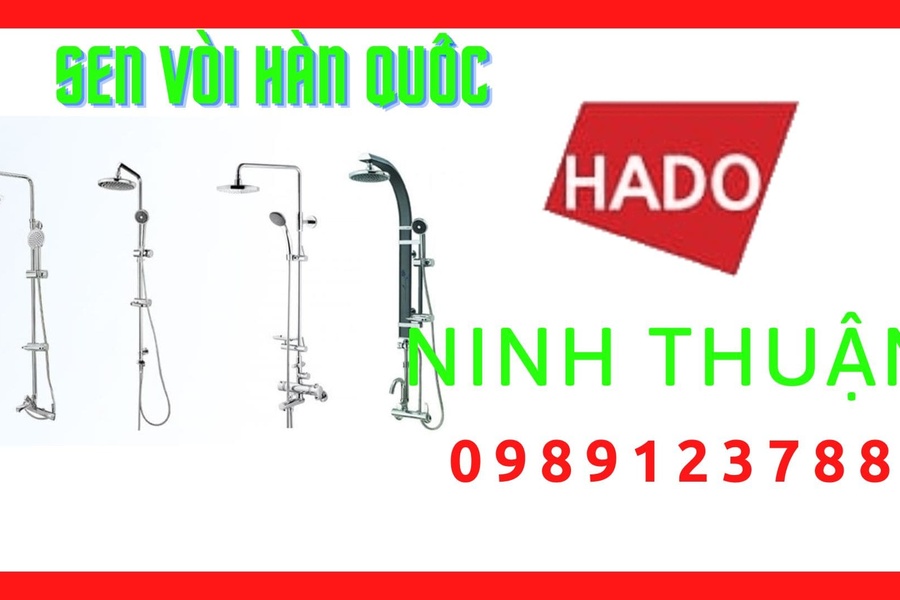 Đại Lý Phân Phối Sen Vòi Hàn Quốc Hado Tại Ninh Thuận