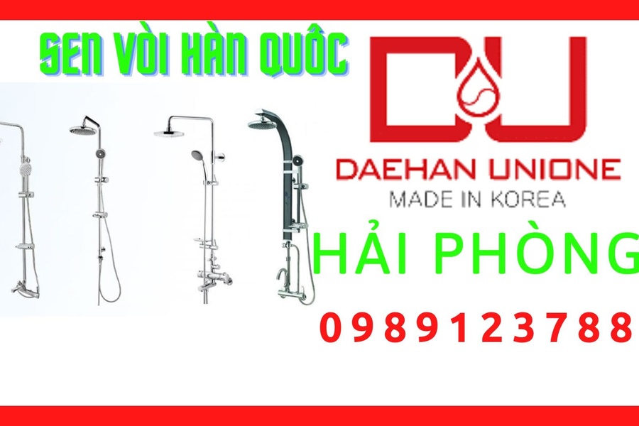 Đại Lý Phân Phối Sen Vòi Hàn Quốc Deahan Tại Hải Phòng