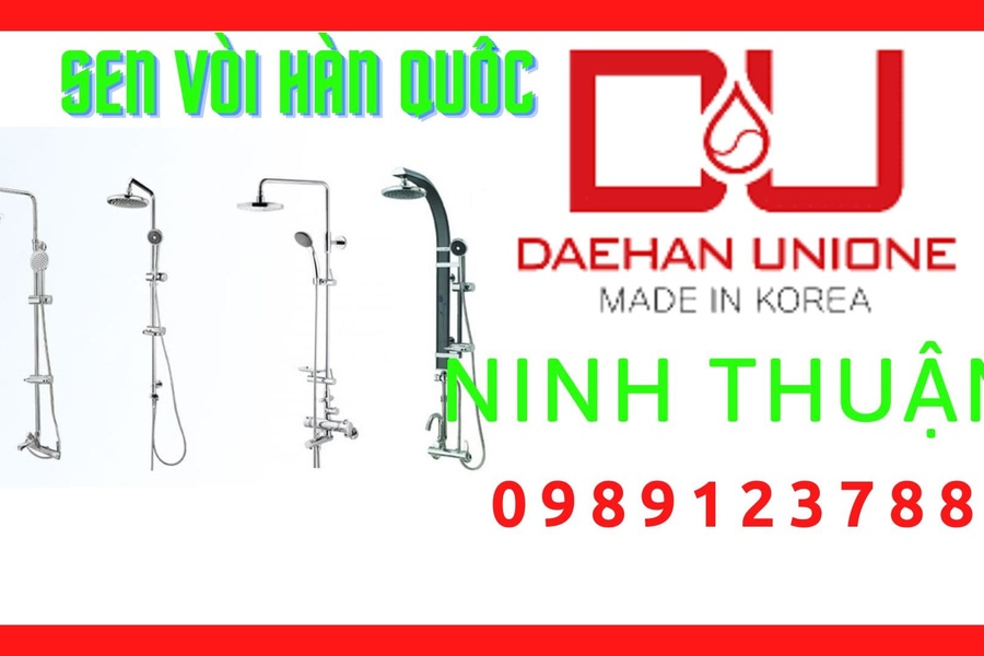 Đại Lý Phân Phối Sen Vòi Hàn Quốc Daehan Tại Ninh Thuận
