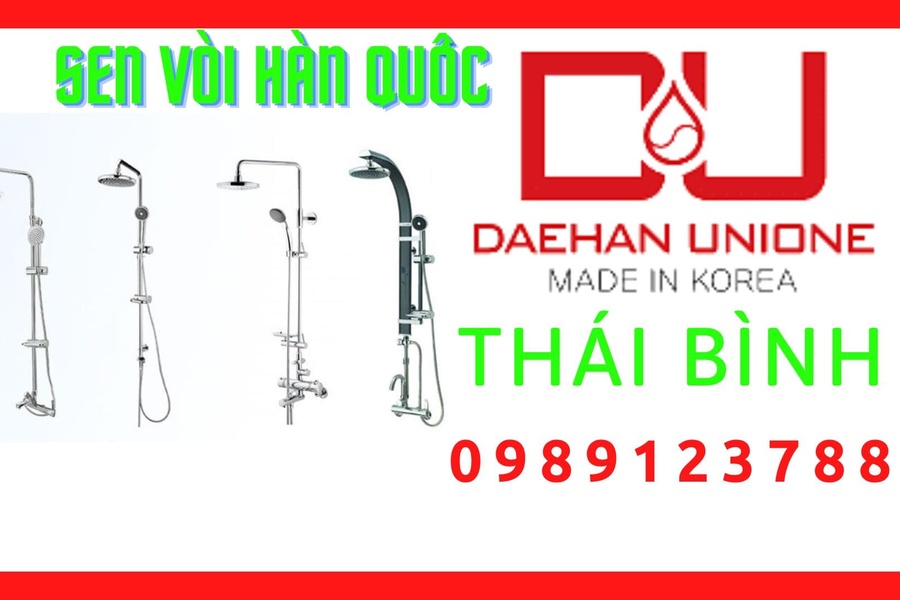 Đại Lý Phân Phối Sen Vòi Hàn Quốc Daehan Tại Thái Bình