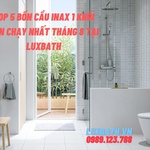Top 5 bồn cầu Inax 1 khối bán chạy nhất tháng 9 tại Luxbath