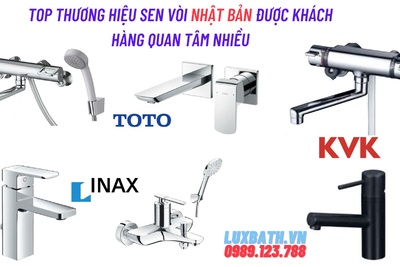 Top Thương Hiệu Sen Vòi Nhật Bản Được Khách Hàng Quan Tâm Nhiều