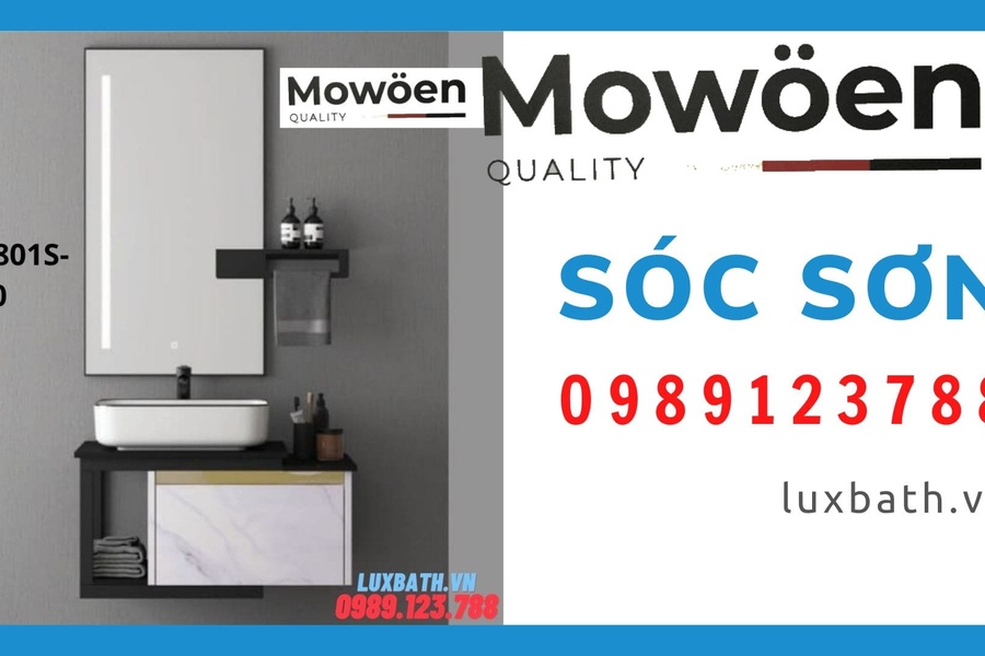 Đại Lý Tủ Chậu Đèn Led Mowoen Tại Huyện Sóc Sơn, Hà Nội