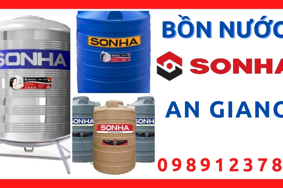 Đại Lý Cấp 1 Bồn Téc Nước Sơn Hà Chính Hãng Tại An Giang