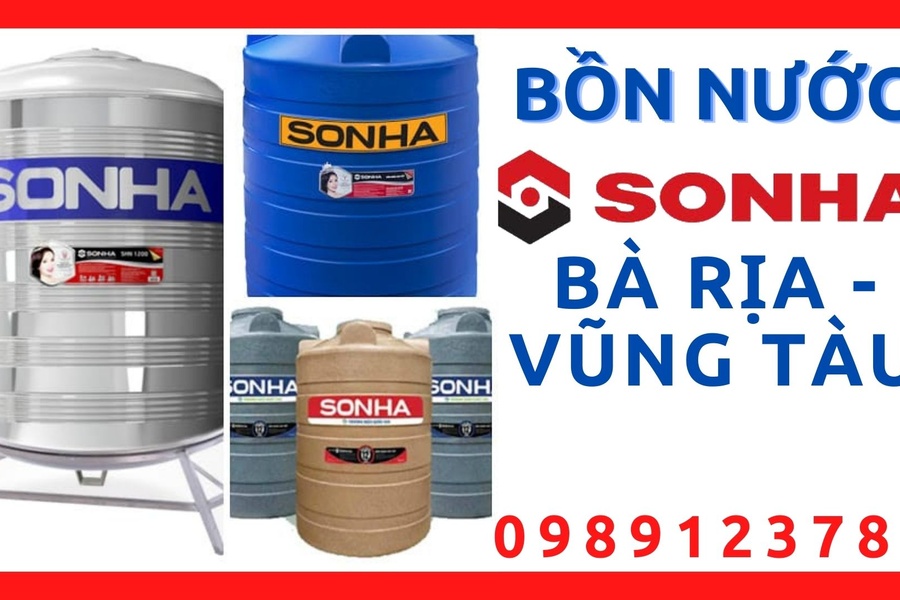 Đại Lý Cấp 1 Bồn Téc Nước Sơn Hà Chính Hãng Tại Bà Rịa Vũng Tàu