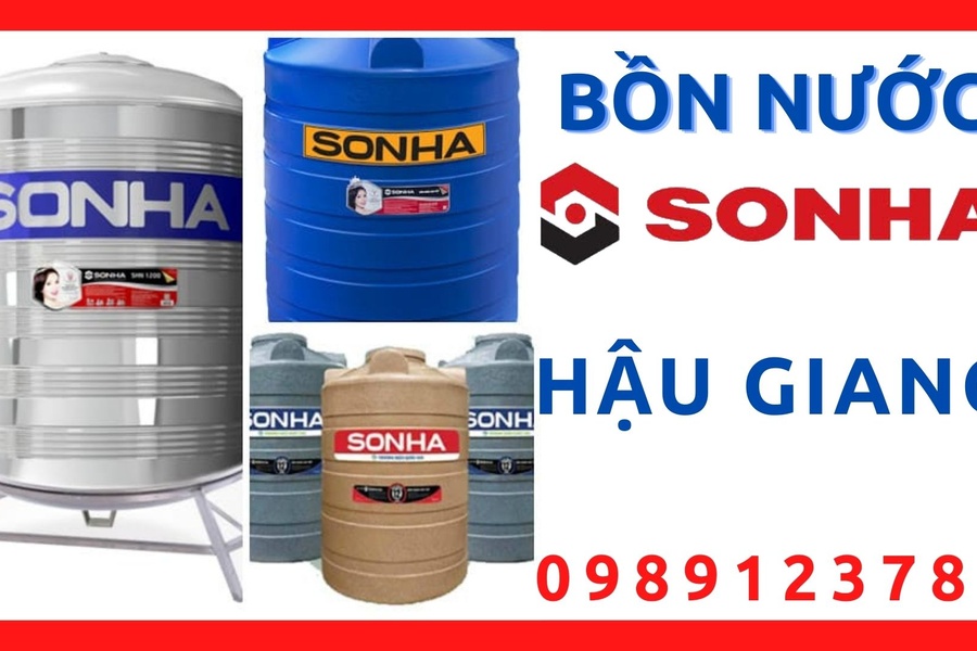 Đại Lý Cấp 1 Bồn Téc Nước Sơn Hà Chính Hãng Tại Hậu Giang