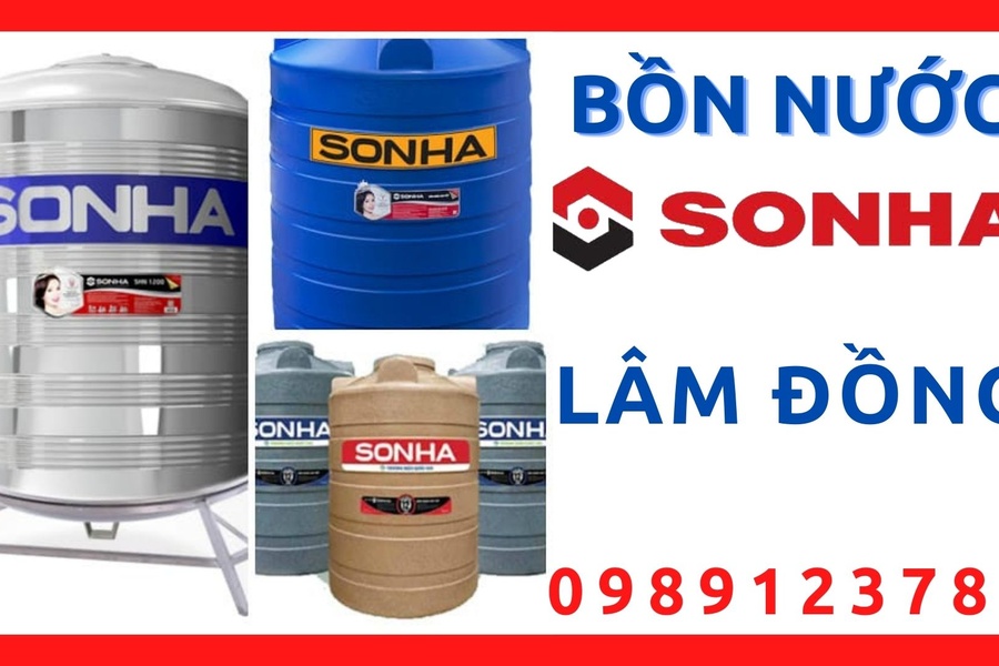 Đại Lý Cấp 1 Bồn Téc Nước Sơn Hà Chính Hãng Tại Lâm Đồng