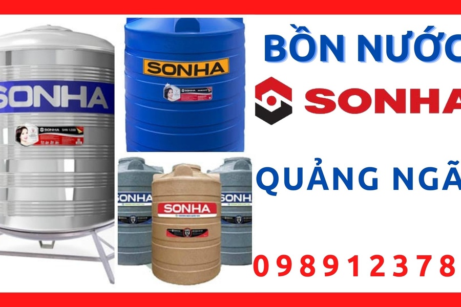 Đại Lý Cấp 1 Bồn Téc Nước Sơn Hà Chính Hãng Tại Quảng Ngãi