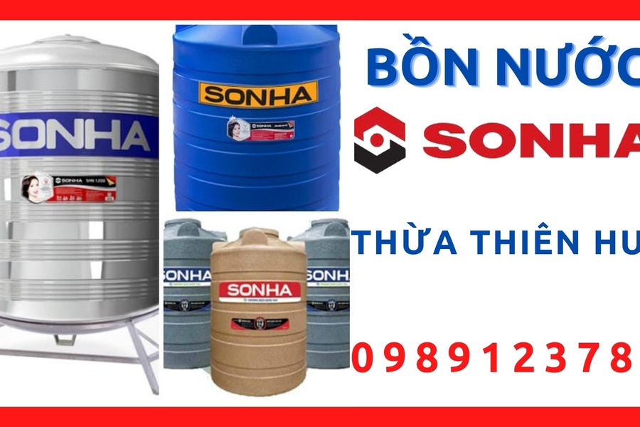 Đại Lý Cấp 1 Bồn Téc Nước Sơn Hà Chính Hãng Tại Thừa Thiên Huế