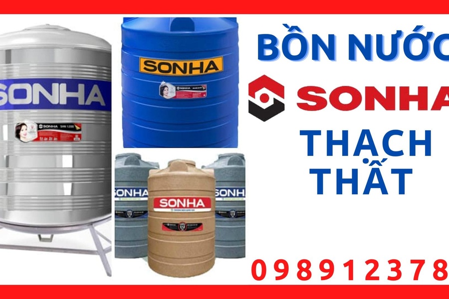 Chi tiết địa điểm cung cấp bồn nước Sơn Hà huyện Thạch Thất, Hà Nội