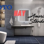 So Sánh Thiết Bị Vệ Sinh TOTO và American Standard