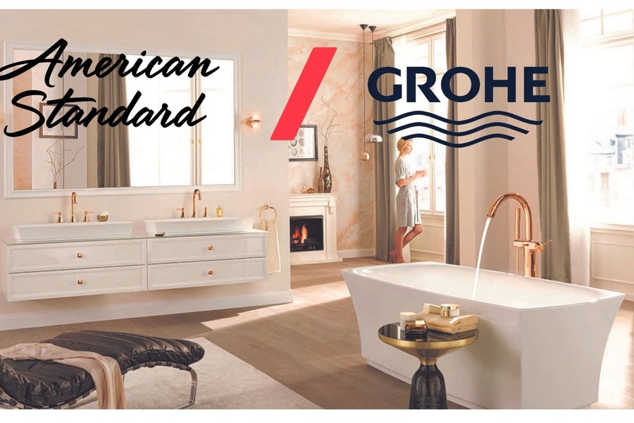 So sánh thiết bị vệ sinh Grohe và American standard