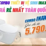Combo thiết bị vệ sinh Inax giá rẻ nhất toàn quốc