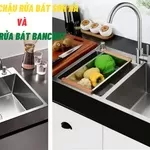 So Sánh Chậu Rửa Bát Sơn Hà Và Chậu Rửa Bát Bancoot