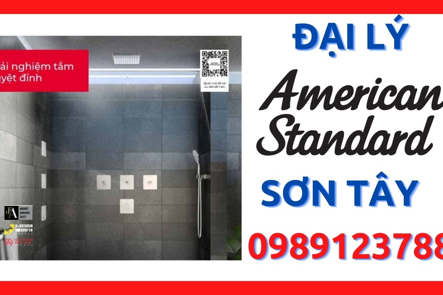 Đại lý thiết bị vệ sinh American Standard giá tốt nhất thị xã Sơn Tây, Hà Nội