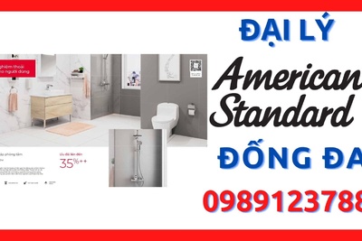 Đại lý thiết bị vệ sinh American Standard giá tốt nhất quận Đống Đa, Hà Nội