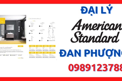 Đại lý thiết bị vệ sinh American Standard giá tốt nhất huyện Đan Phượng, Hà Nội