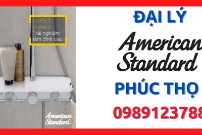Đại lý thiết bị vệ sinh American Standard giá tốt nhất huyện Phúc Thọ, Hà Nội
