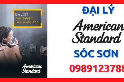 Đại lý thiết bị vệ sinh American Standard giá tốt nhất huyện Sóc Sơn, Hà Nội