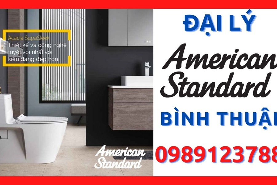 Đại lý thiết bị vệ sinh American Standard giá tốt nhất Bình Thuận