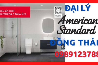 Đại lý thiết bị vệ sinh American Standard giá tốt nhất Đồng Tháp