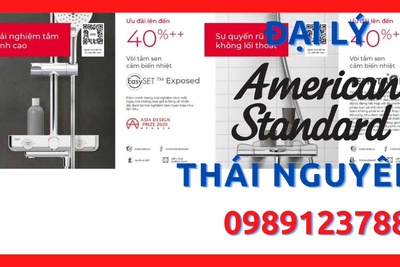 Đại lý thiết bị vệ sinh American Standard giá tốt nhất Thái Nguyên