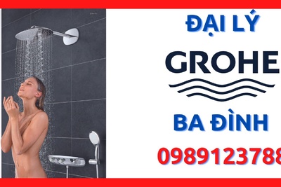 Đại lý thiết bị vệ sinh Grohe chính hãng tại quận Ba Đình, Hà Nội