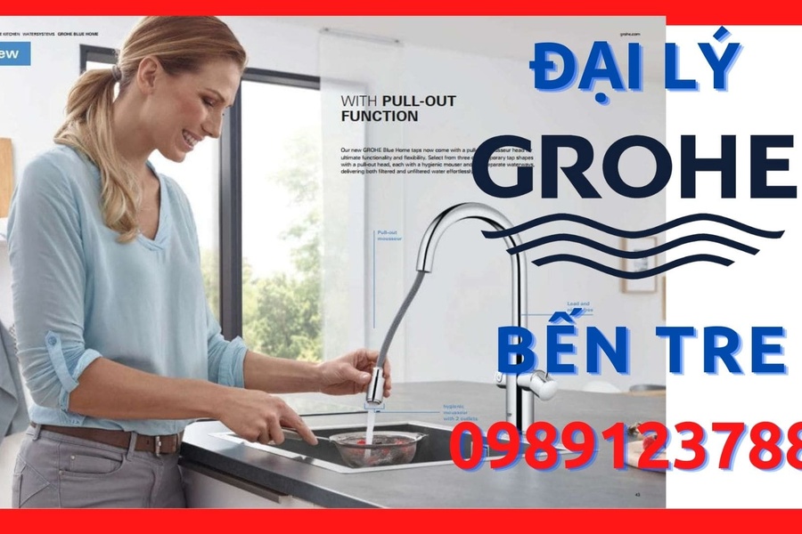 Đại lý ủy quyền cấp 1 thiết bị vệ sinh Grohe chính hãng tại Bến Tre