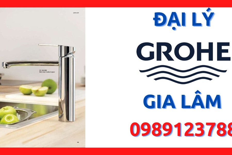 Đại lý thiết bị vệ sinh Grohe chính hãng tại huyện Gia Lâm, Hà Nội