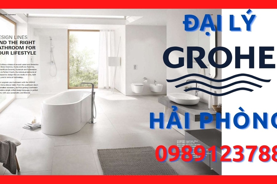 Đại lý ủy quyền cấp 1 thiết bị vệ sinh Grohe chính hãng tại Hải Phòng