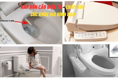 Nắp bồn cầu điện tử - chăm sóc sức khỏe gia đình bạn 