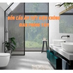 Bồn cầu âm tiết kiệm không gian phòng tắm