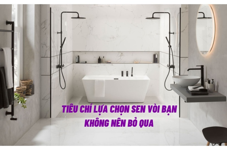 Tiêu chí lựa chọn sen vòi bạn không nên bỏ qua