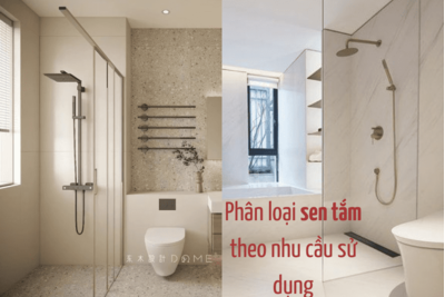 Phân loại sen tắm theo từng nhu cầu sử dụng