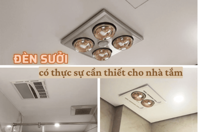Đèn sưởi có thực sự cần thiết cho phòng tắm