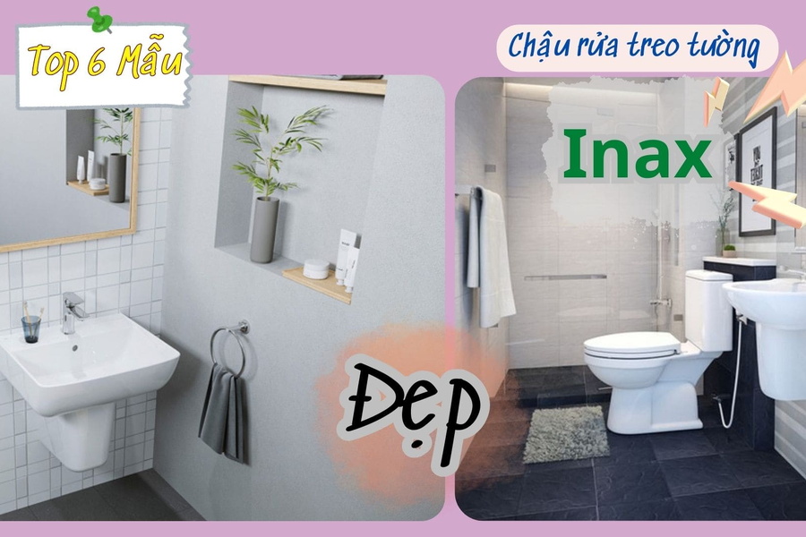 Top 6 Mẫu Chậu Treo Tường Inax Đẹp Mắt Năm 2025-2026