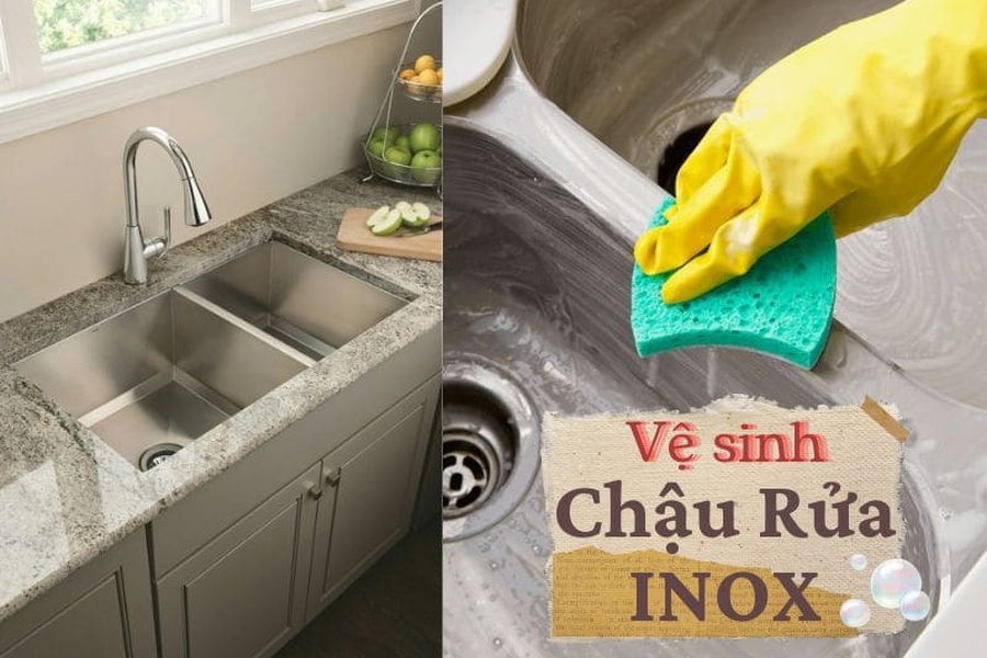 Cách Vệ Sinh Chậu Rửa Inox Hiệu Quả