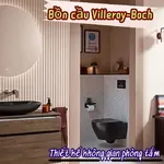 Thiết kế không gian phòng tắm với bồn cầu Villeroy-Boch