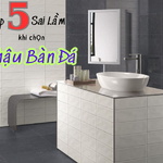 Top 5 Sai Lầm Phổ Biến Khi Chọn Chậu Bàn Đá và Cách Tránh