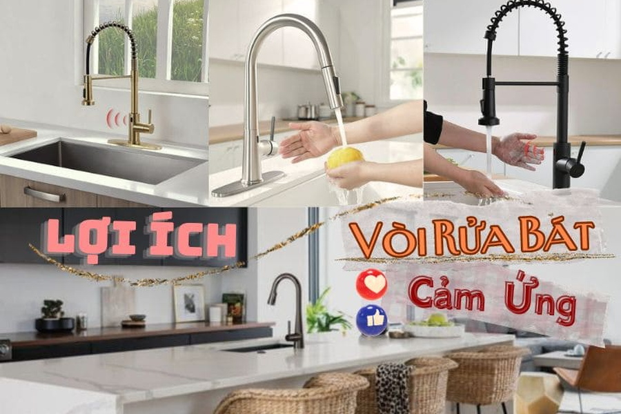 Lợi Ích Khi Sử Dụng Vòi Chậu Rửa Bát Có Công Nghệ Cảm Ứng