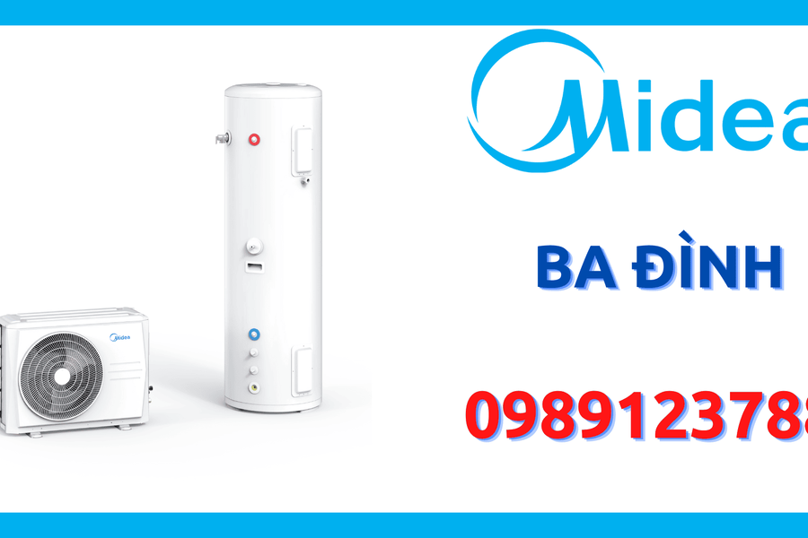 Đại lý máy bơm nhiệt Midea giá rẻ tại Ba Đình, Hà Nội