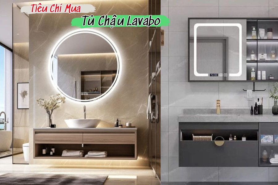Tiêu Chí Mua Tủ Chậu Lavabo Cho Gia Đình Bạn